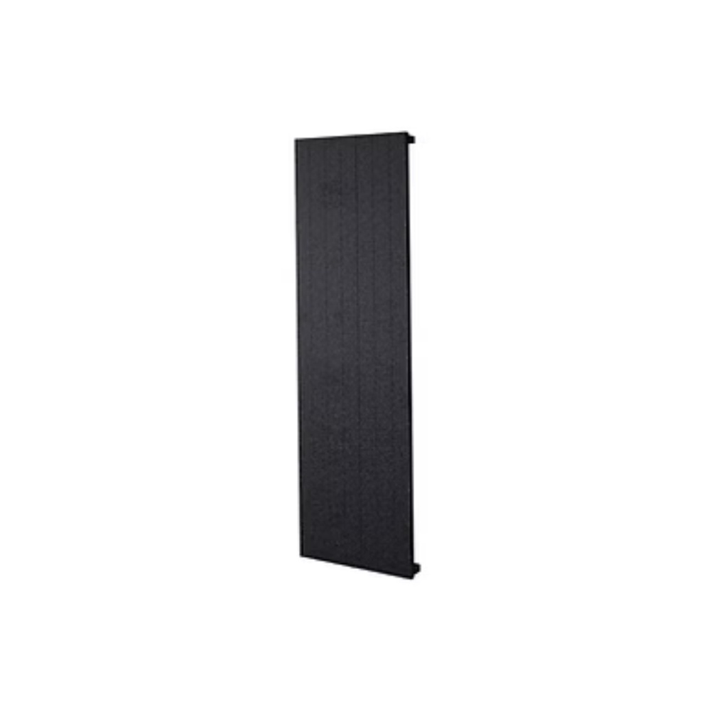 Product cut out image of the Radox Nova 1500mm x 420mm Black Pearl Vertical Electric Radiator